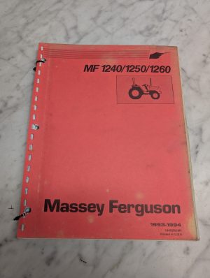 Massey Ferguson Mf 1240 1250 1260 1449260M1 Service Manual Shop Book 1993 1994