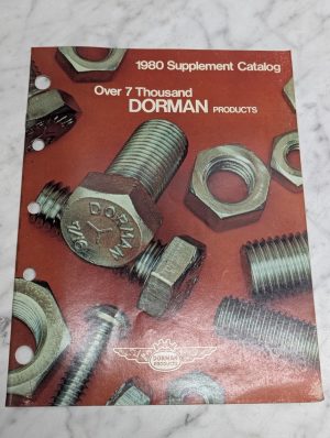 Dorman Products 1980 Supplement Catalog Over 7 Thousand