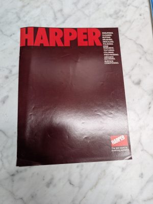 Harper Deburring Cleaning Buffing Brushing Descaling Sales Brochure Literature