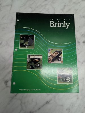 Brinly 1992/1993 Catalog Literature Specs Features Info Buyers Guide Book