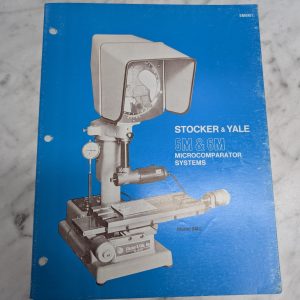 Stocker Yale 5M 6M Microcomparator Systems Model 5Mc 5M6M1 Sales Literature