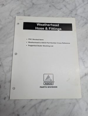 Weatherhead Hose Fittings Agco Parts Division Stocked Items Cross Reference List
