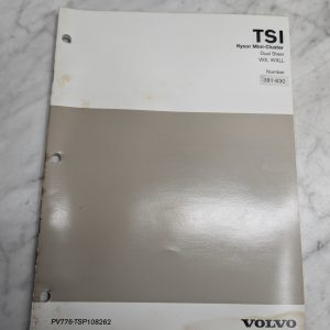 Volvo Tsi Kysor Mini-Cluster Dual Steer Wx Wxll 381-630 Pv776-Tsp108262 Manual
