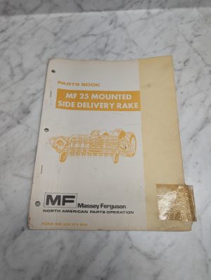 Massey Ferguson Mf 25 Mounted Side Delivery Rake Manual 650 979 M96 Parts Book