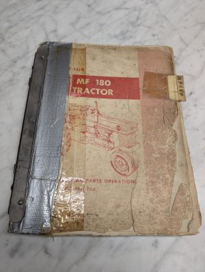 Ferguson Massey 180 Tractor Parts Operations Manual Owners Maintenance Guide