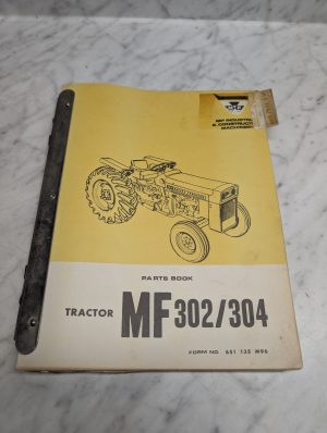 Massey Ferguson Mf302 304 Tractor Form No 651 135 M96 Parts Manual List Catalog