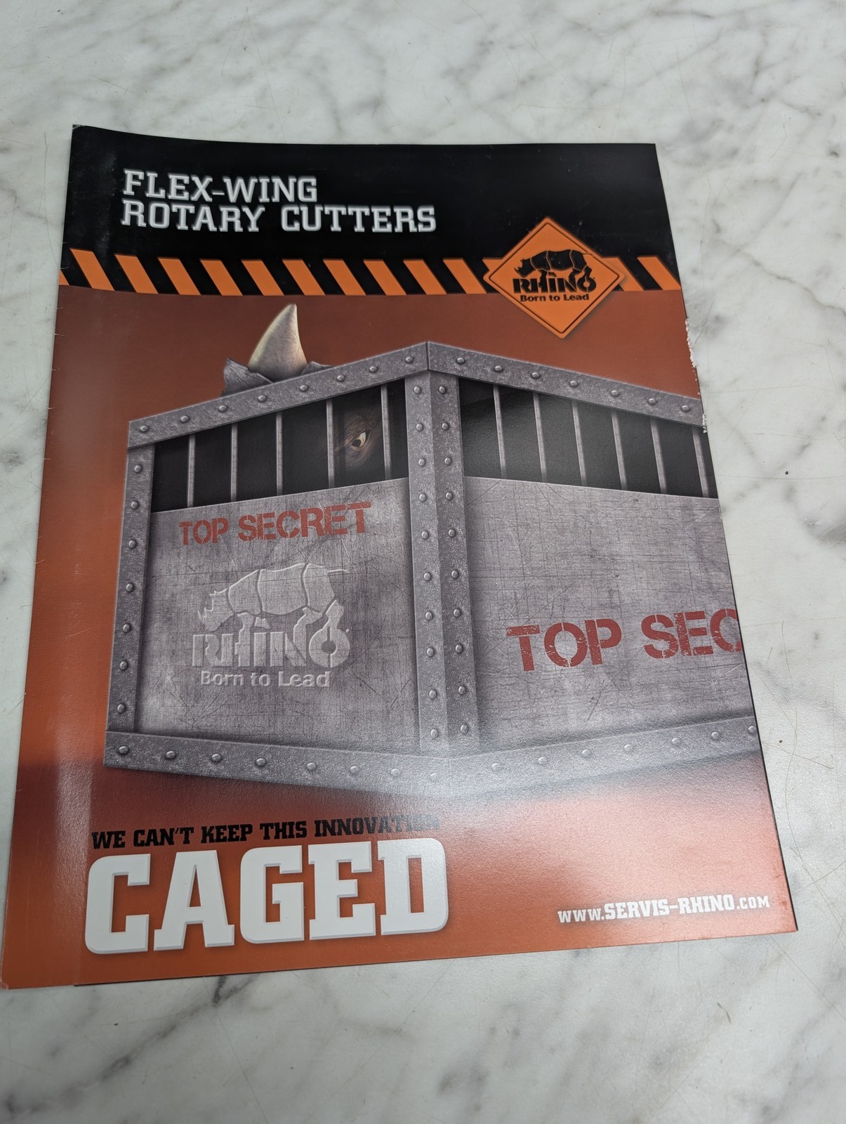 Rhino Flex-Wing Rotary Cutters Top Secret We Can’T Keep This Caged Brochure