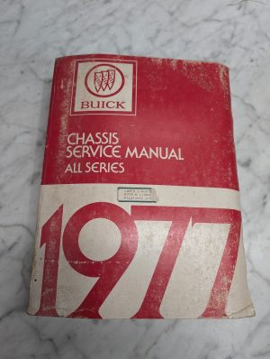 Buick 1977 Chassis Service Manual All Series Repair Maintenance Shop