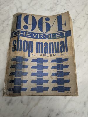 Chevrolet 1964 Shop Manual Supplement Service Repair Maintenance