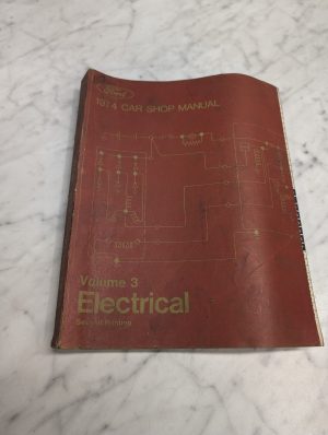 Ford 1974 Car Shop Manual Repair Maintenance Service Electrical Volume 3