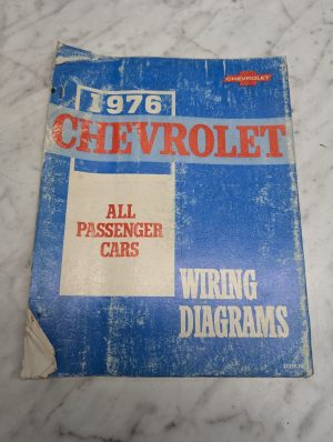 Chevrolet 1976 All Passenger Cars St359 7 Wiring Diagrams Manual Book