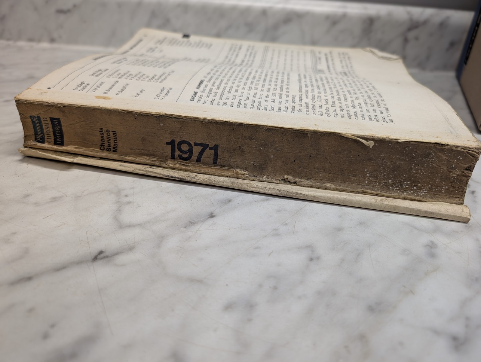 Plymouth Chrysler Imperial Chassis Service Manual Repair Maintenance Shop 1971