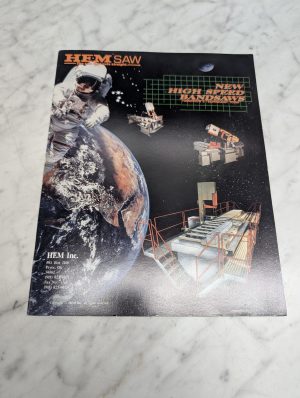 Hem Saw New High Speed Bandsaws Tomorrows Technology Today Catalog Literature