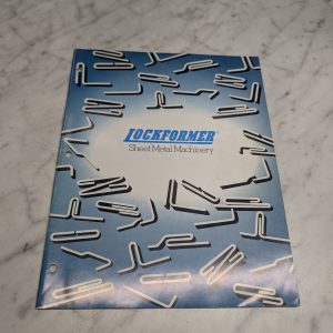 Lockformer Sheet Metal Machinery Sales Brochure Literature Specs Features