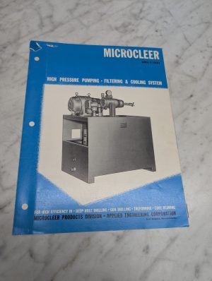 Microcleer Model E High Pressure Pumping Filtering Cooling System Sales Brochure