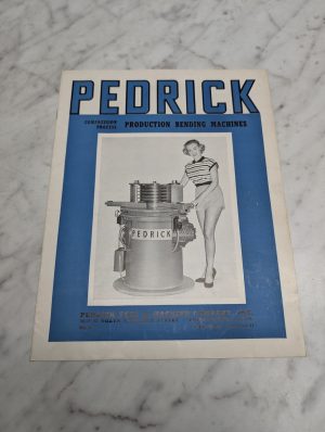 Pedrick Compression Process Production Bending Machines No 30 Philadelphia 40