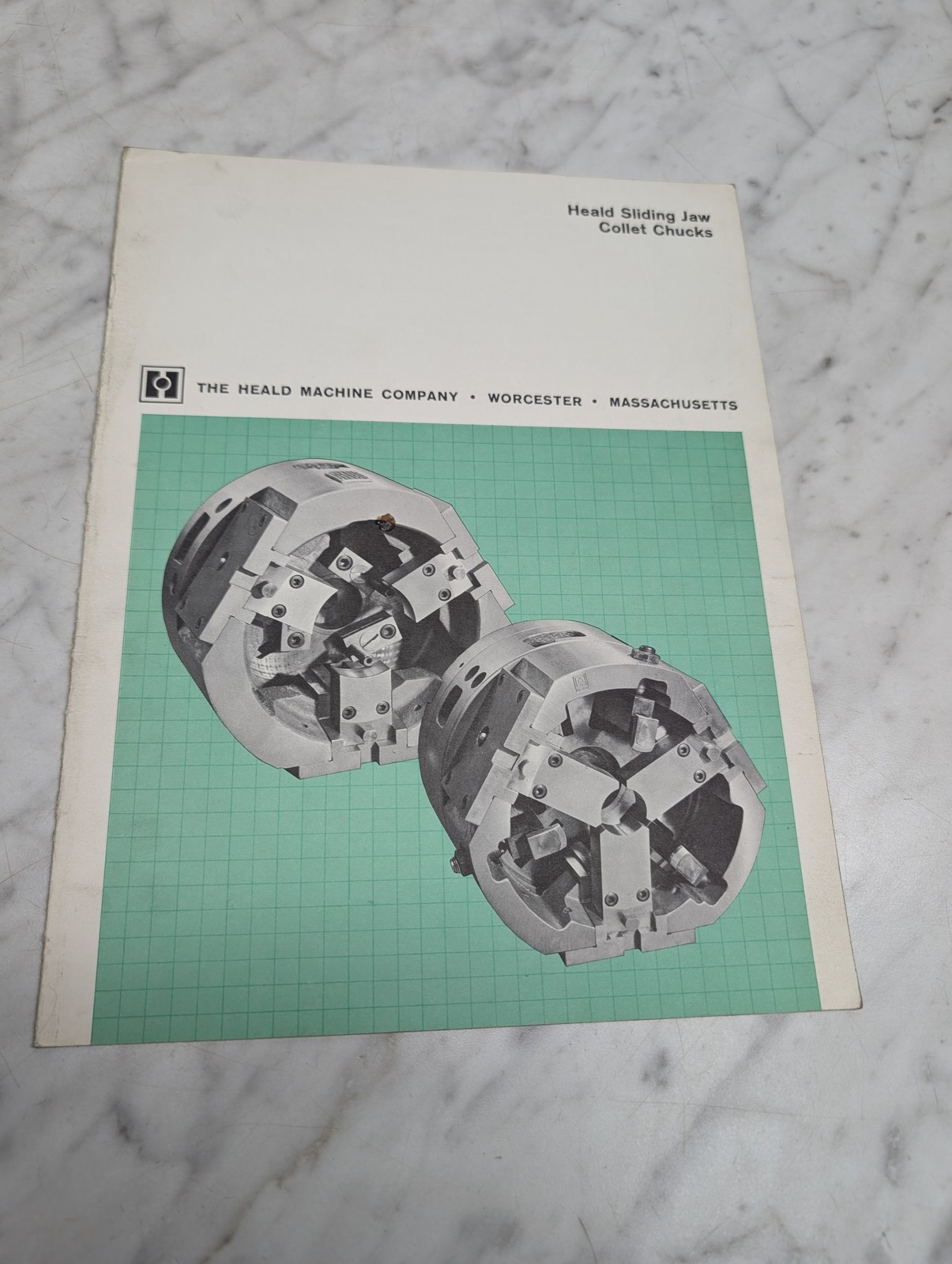 The Heald Machine Sliding Jaw Collet Chucks Catalog Literature Sales Brochure