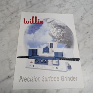 Willis Precision Surface Grinder Sales Brochure Literature Features Specs
