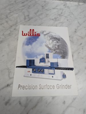 Willis Precision Surface Grinder Sales Brochure Literature Features Specs
