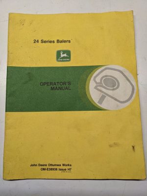 Jd John Deere Operators Manual Oem 24 Series Balers Om-E38936 H7