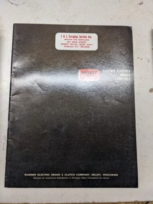 Warner Electric Clutches Brakes Controls Sales Catalog Specs Brochure 1963