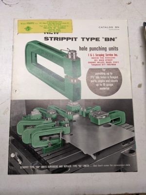 Strippit Type Catalog Sales Brochure Specifications Price List Hole Punching Bn