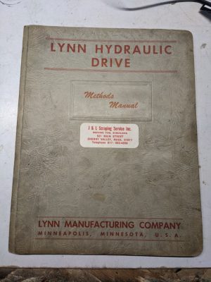 Lynn Hydraulic Drive Automation Methods Manual Ram Turret Lathes Machine