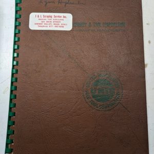 Lynn Hydraulic Drive Instruction Manual Operation Parts List Book Copy Machine