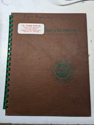 Lynn Hydraulic Drive Instruction Manual Operation Parts List Book Copy Machine