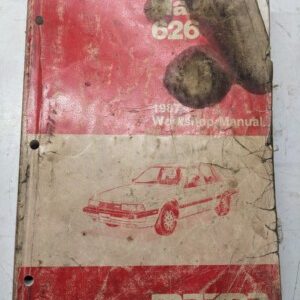Mazda 626 1987 Service Repair Workshop Manual Book Missing Page