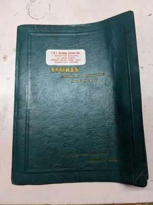 Stokes Toggle Press 280-C 280-F* Install Operation Maintenance Manual Part List