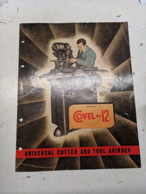 Covel Universal Cutter Tool Grinding Machine Sales Brochure Catalog Specs