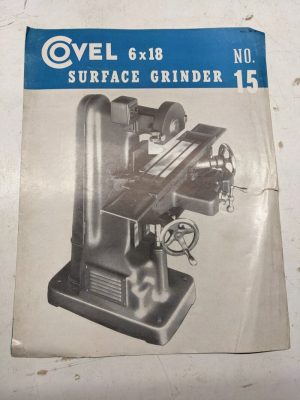 Covel 6X18 Surface Grinder #15 Sales Brochure Catalog Specifications Features