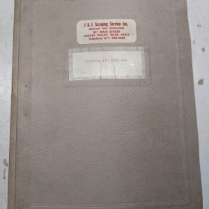 Koepfer 110 Gear Hobbing Machine Parts List Manual Brochure Wiring Diagram