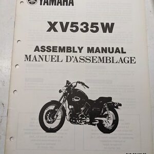 Yamaha Dealer Prep Assembly Manual Motorcycle Xv535W 3Jc-28107-70 1989