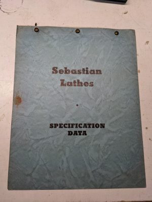 Sebastian Lathes Specification Data Lathe Comparison Sales Brochure