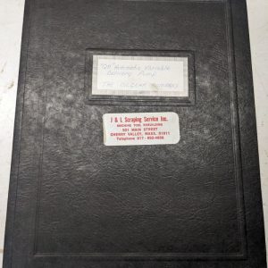 Oilgear Qh Automatic Delivery Pump Setup & Operator & Part List Manual 1928