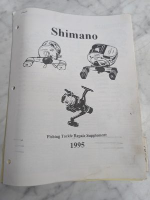 Repair/Service Parts List Catalog Manual Fishing Reels 1995 Shimano Supplement