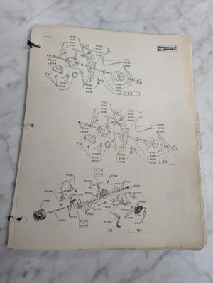 Service/Repair Parts List Book Catalog Manual Fishing Reels Abu Garcia 1986