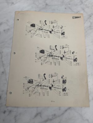 Service/Repair Part List Book Catalog Manual Fishing Reels Abu Garcia G1-S-G17-S