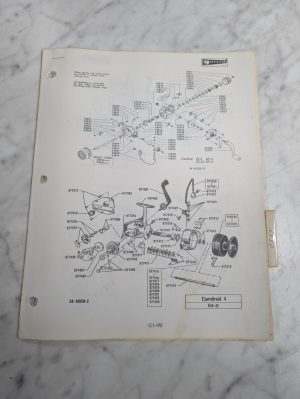 Service/Repair Parts List Book Catalog Manual Fishing Reels Abu Garcia 1990