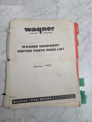 Wagner Tractor Attachments Loaders Product Price List 1957