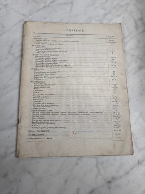 Farmall Tractor Operator Maintenance Manual Mv M Series ~ Missing Covers