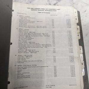 Case 1835 Uni-Loader Skid Steer Service Manual Repair Shop Book 9-68700 1980