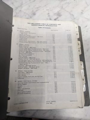 Case 1835 Uni-Loader Skid Steer Service Manual Repair Shop Book 9-68700 1980