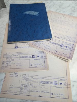 Acrometal Diagram Electrical Service/Repair Parts List Catalog Manual Book