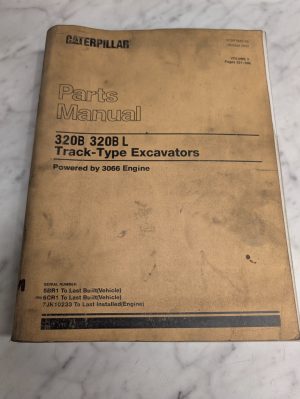 Caterpillar Service/Repair Parts List Catalog Manual 320B L Excavator 2002 Vol.2