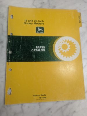 John Deere Jd Parts List Book Manual Catalog 18 20 Inch Rotary Mowers Pc-1448