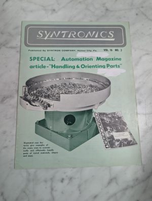 Syntronics Vol 16 #3 Sales Brochure Literature Catalog Mfg Engineer Ideabook