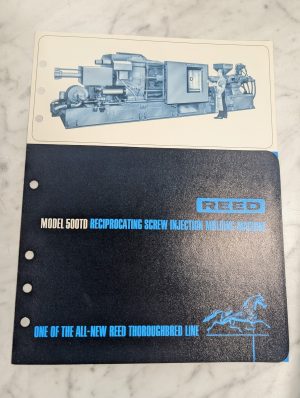Reed 500Td Screw Injection Molding Machine Sales Brochure Literature Catalog